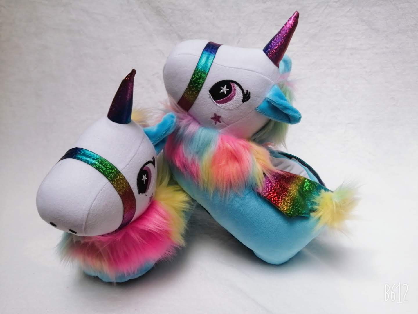 Babuchas Pantuflas Unicornio Térmicas Suela Antideslizante