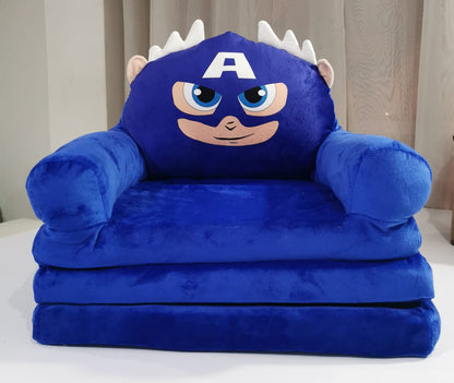 Sofa Cama dos en uno para niños acolchados pikachu sonic