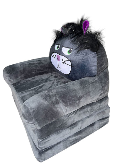 Sofa Cama dos en uno para niños acolchados Gato Lucifer